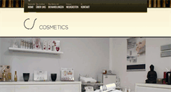 Desktop Screenshot of cs-cosmetics.com