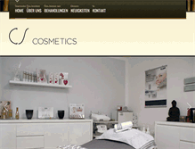 Tablet Screenshot of cs-cosmetics.com